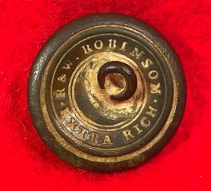 Virginia Military Institute Cadet Coat Button - High Dome 