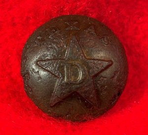 Texas Dragoon Coat Button