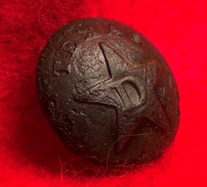 Texas Dragoon Coat Button