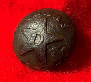 Texas Dragoon Coat Button