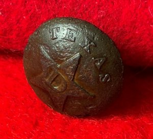 Texas Dragoon Coat Button