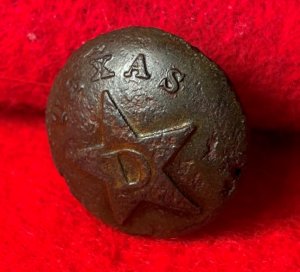 Texas Dragoon Coat Button