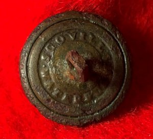 Texas Dragoon Coat Button