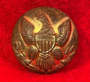 Federal Geneal Service Eagle Coat Button - Gilt & Thread
