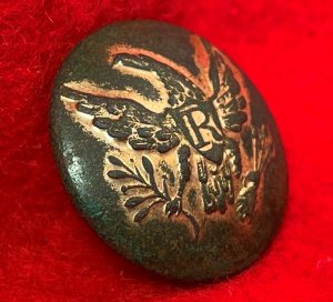 Federal Riflemen Coat Button