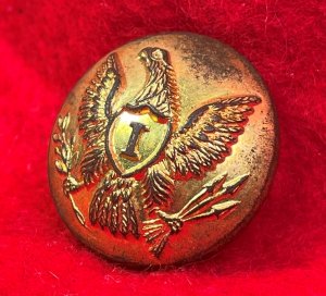 Federal Infantry Overcoat Size Button
