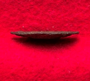 North Carolina "Sunburst" Coat Button - Silvered