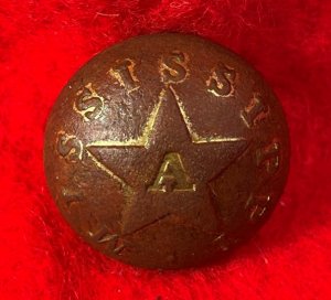 Mississippi Artillery Coat Button
