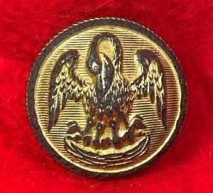 Louisiana State Seal Coat Button