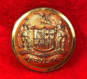 Maryland State Seal Coat Button - High Quality