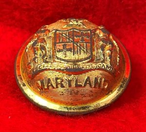 Maryland State Seal Coat Button - High Quality