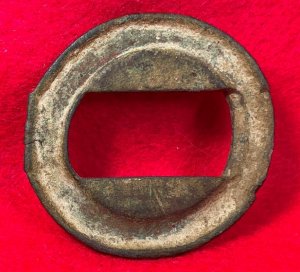 Confederate Wreath for Two-Piece Tongue & Wreath Belt Buckle