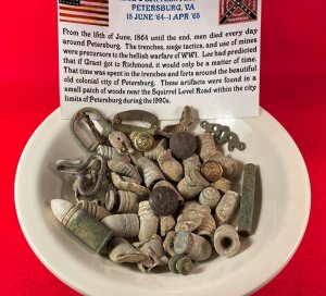 Bullet & Relic Bowl - Petersburg Area Recovery - Trimmer Collection