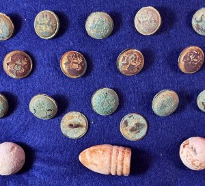 Michigan Cuff Button Display - Malvern Hill