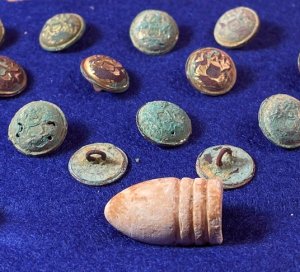 Michigan Cuff Button Display - Malvern Hill