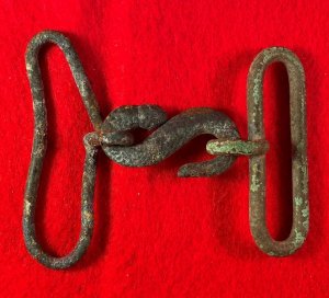 Civil War "Snake" Buckle - British Import 