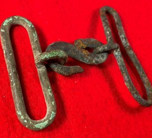 Civil War "Snake" Buckle - British Import 