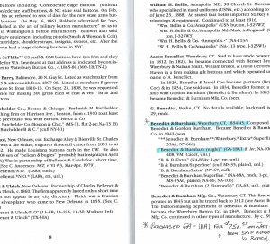 American Military Button Makers and Dealers; Their Backmarks & Dates - 1996 Enlarged Edition