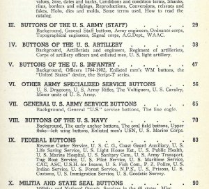 Uniform Buttons American Armed Forces 1784-1948 - Volumes I & II