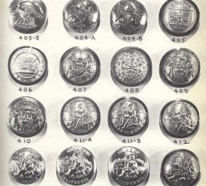 Uniform Buttons American Armed Forces 1784-1948 - Volumes I & II