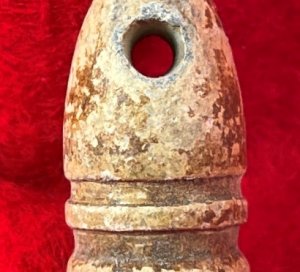 Carved .54 Caliber Confederate Gardner Bullet