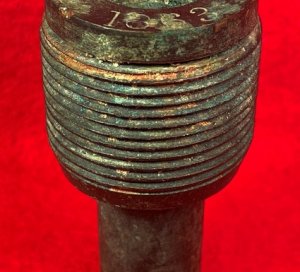 Federal Naval Watercap Fuze - Dated 1863