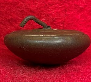 Confederate Script Infantry Coat Button - Small Script "I"