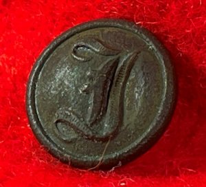 Confederate Infantry Cuff Button - "Script I"