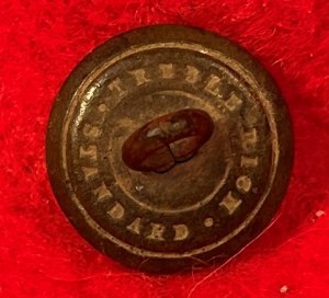 Confederate Cavalry Cuff Button - "Script C"