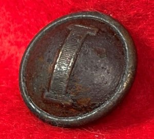 Confederate Lined Infantry Coat Button - "P. TAIT"