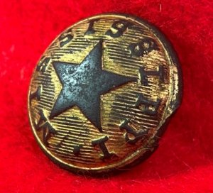 Mississippi Militia Coat Button