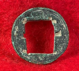 Carved Indian Head Cent Dated 1860