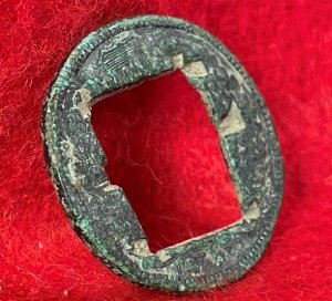 Carved Indian Head Cent Dated 1860