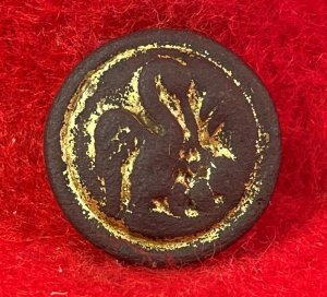 Louisiana State Seal Cuff Button - Confederate Copy