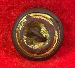 Louisiana State Seal Cuff Button - Confederate Copy