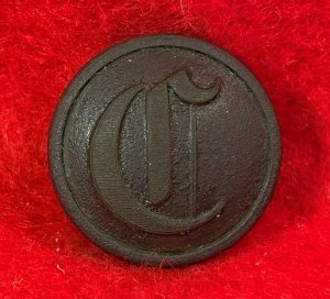 Confederate Cavalry Coat Button - "Script C"