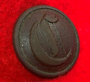 Confederate Cavalry Coat Button - "Script C"
