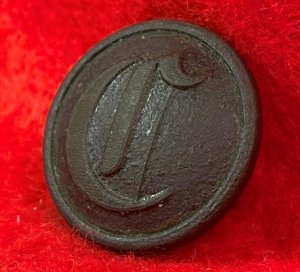 Confederate Cavalry Coat Button - "Script C"
