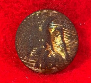 Confederate Staff Army Officer Coat Button - Rare Local