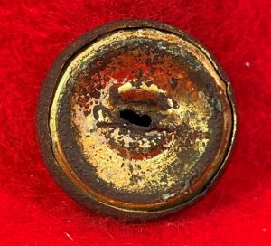 Confederate Staff Army Officer Coat Button - Rare Local