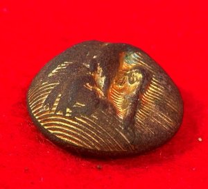 Confederate Staff Army Officer Coat Button - Rare Local