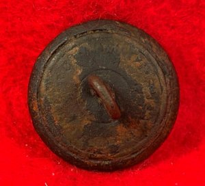Confederate Artillery Coat Button - Script "A"