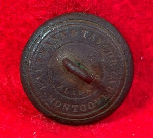 Confederate Manuscript Artillery Coat Button