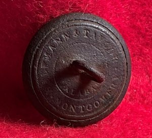 Confederate Manuscript Artillery Coat Button