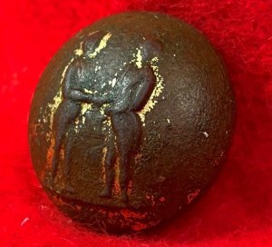 Kentucky Military Institute Coat Button 