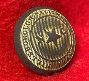 North Carolina Hillsborough Military Academy Coat Button