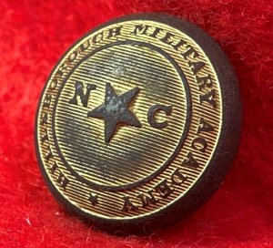 North Carolina Hillsborough Military Academy Coat Button
