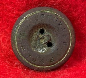 North Carolina Hillsborough Military Academy Coat Button