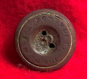 North Carolina Hillsborough Military Academy Coat Button