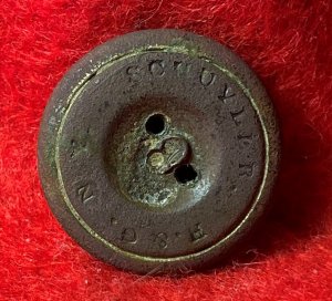 North Carolina Hillsborough Military Academy Coat Button
